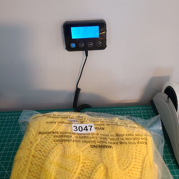 Vintage Handmade Yellow Crochet Cardigan Fisherman Cable Knit Belted Large - Picture 7 of 7